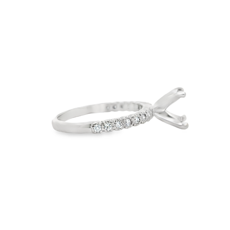 14K WG Diamond Ring Setting