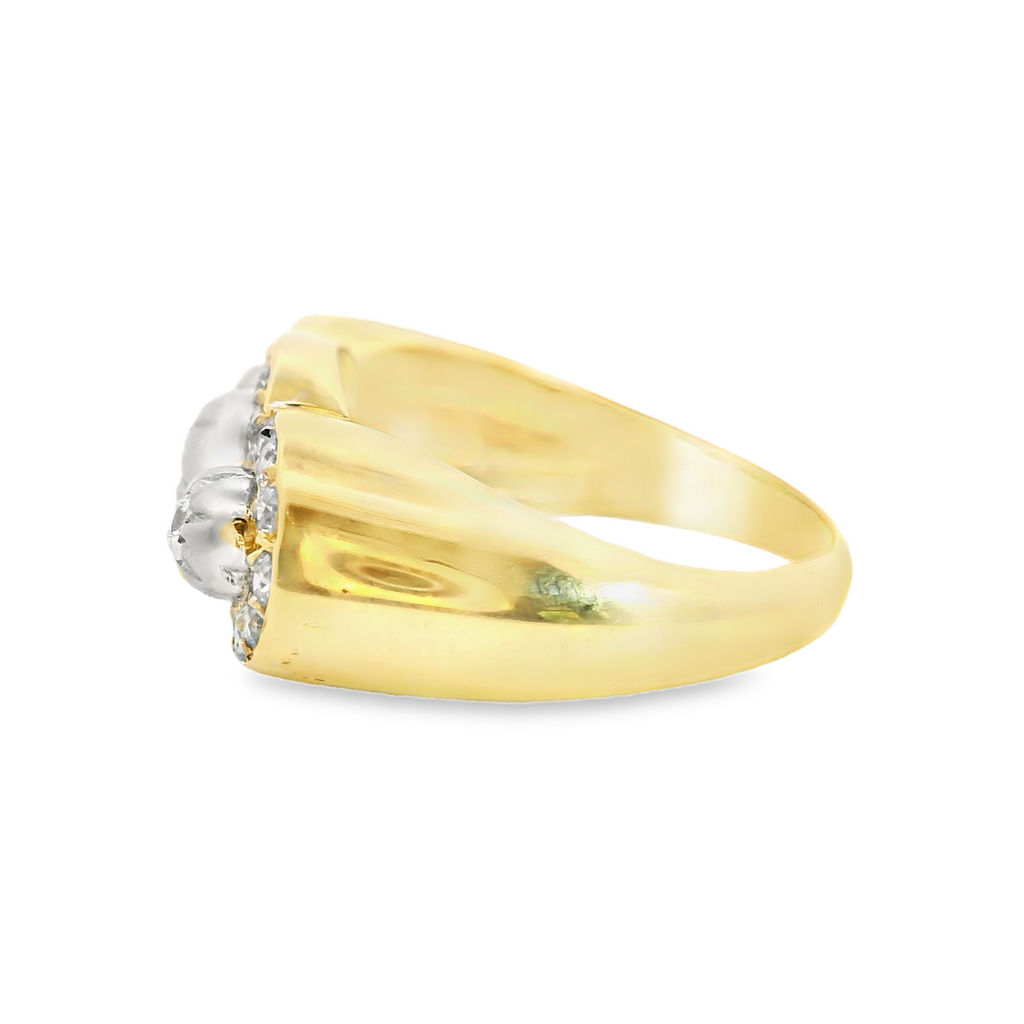 14K TT Diamond Fashion Ring