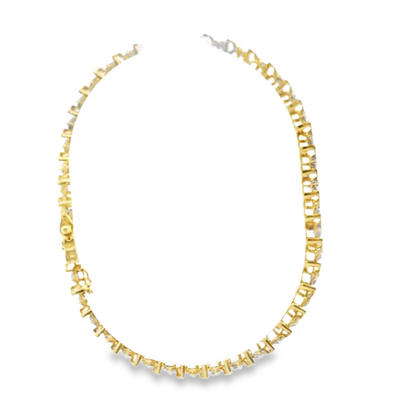 10K YG Diamond Tennis Bracelet