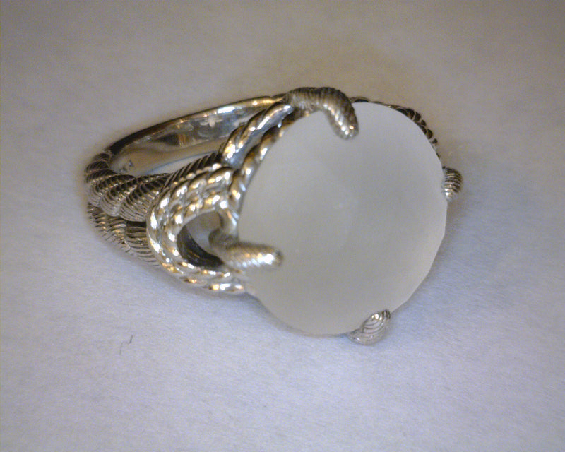 SS ROCK CRYSTAL RING