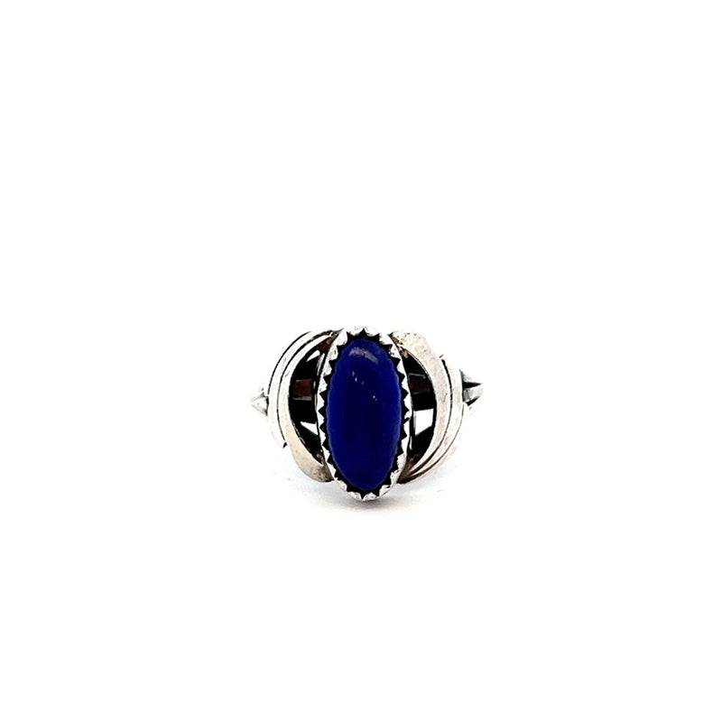 Sterling Silver Lapis Ring