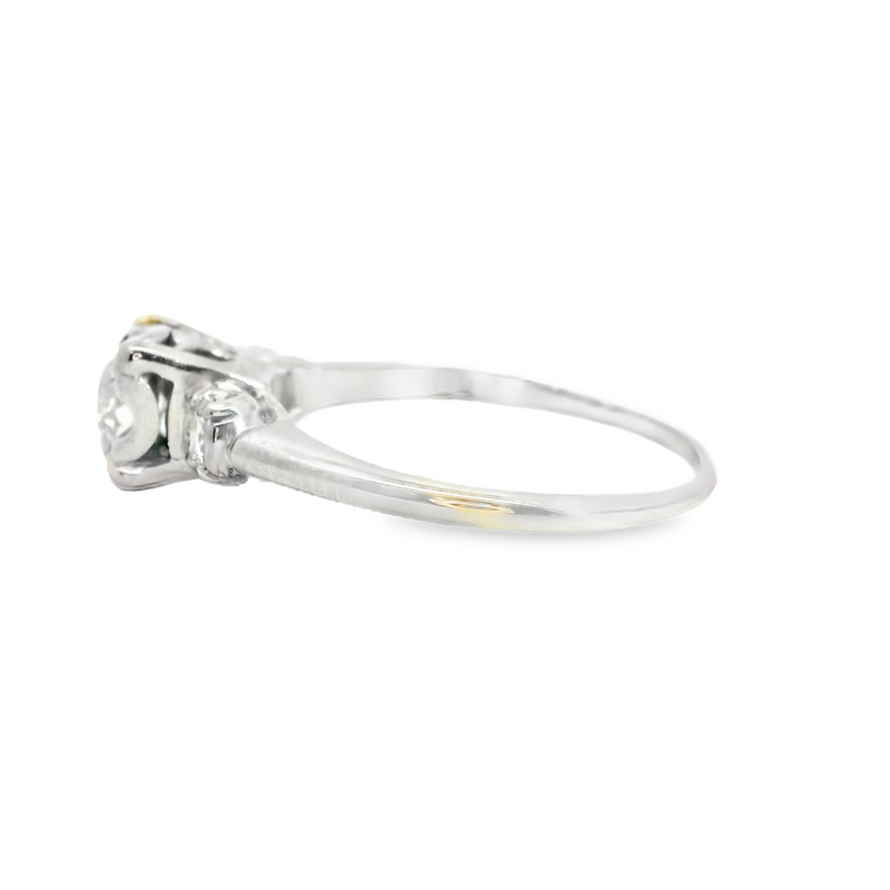18K WG Diamond Engagement Ring
