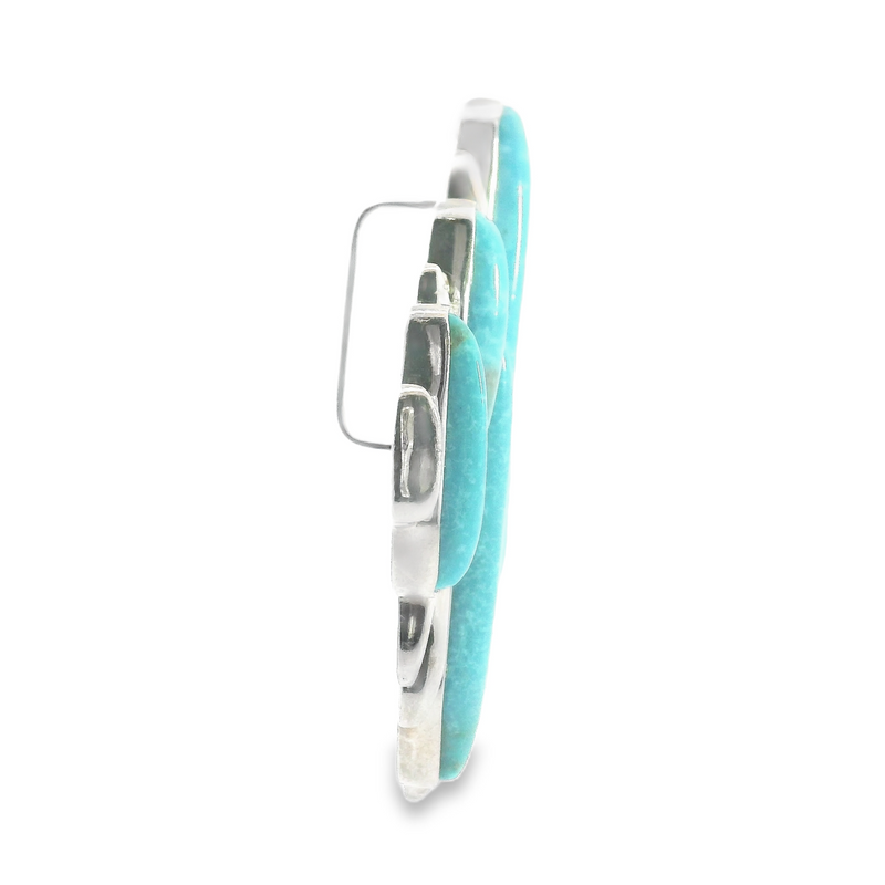Sterling Silver Turquoise Slide Pendant