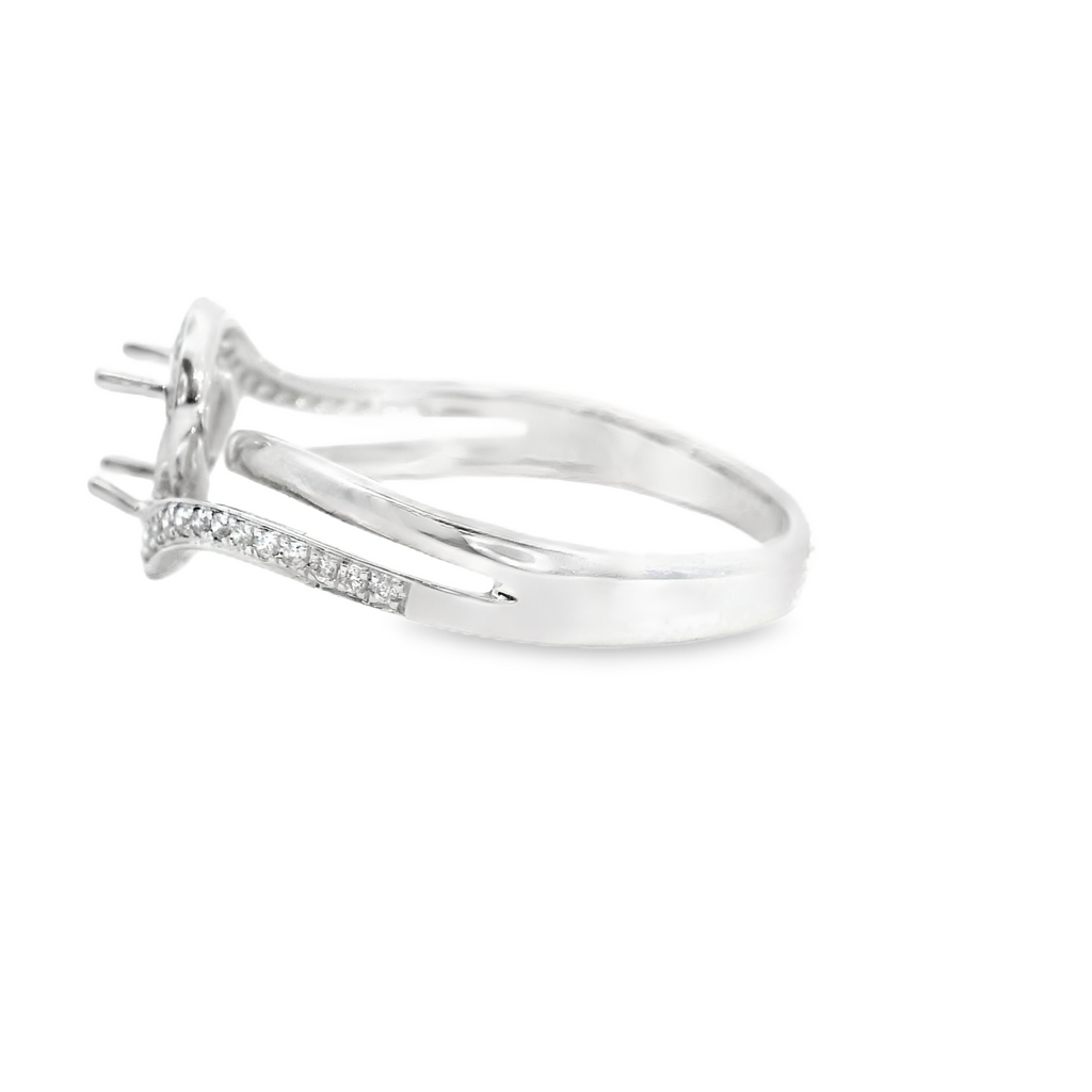 14K WG HALO MOUNT