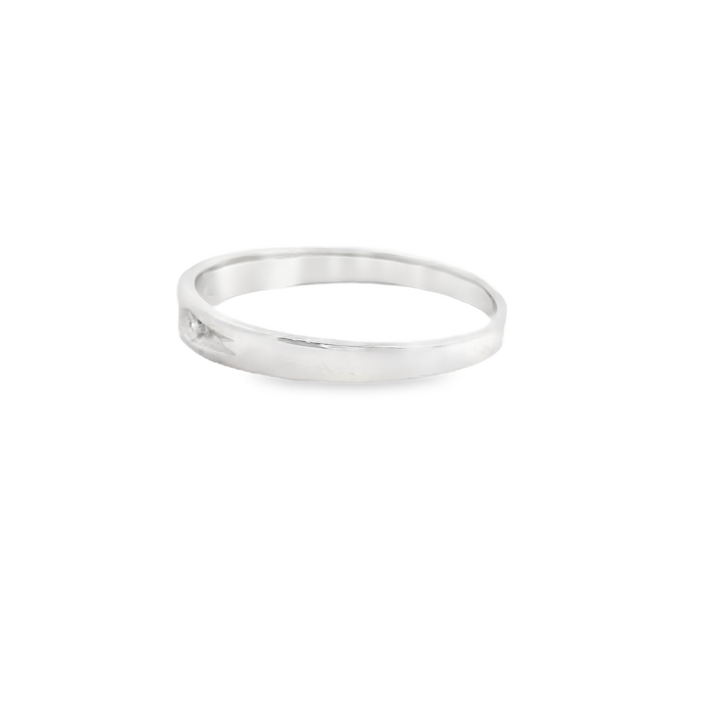 14K WG LADIES DIAMOND BAND
