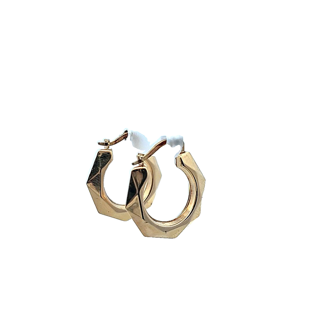 14K YG Hoops