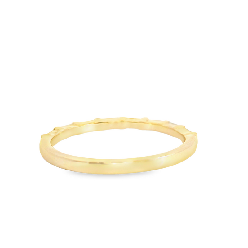 14K YG Baguette Diamond Band