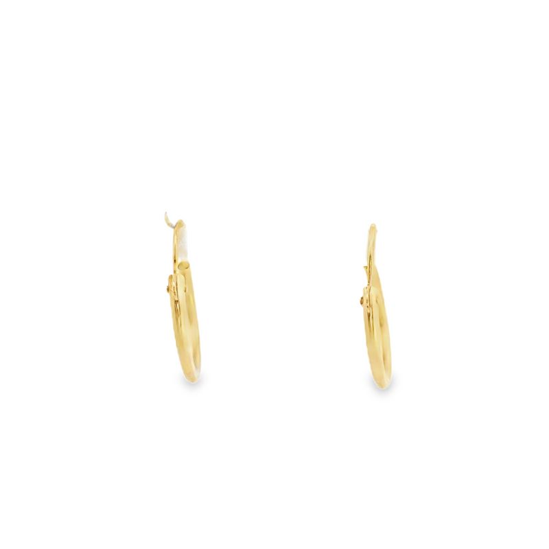 14K YG Hoop Earrings