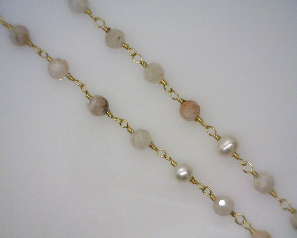 STERLING SILVER GEMSTONE NECKL