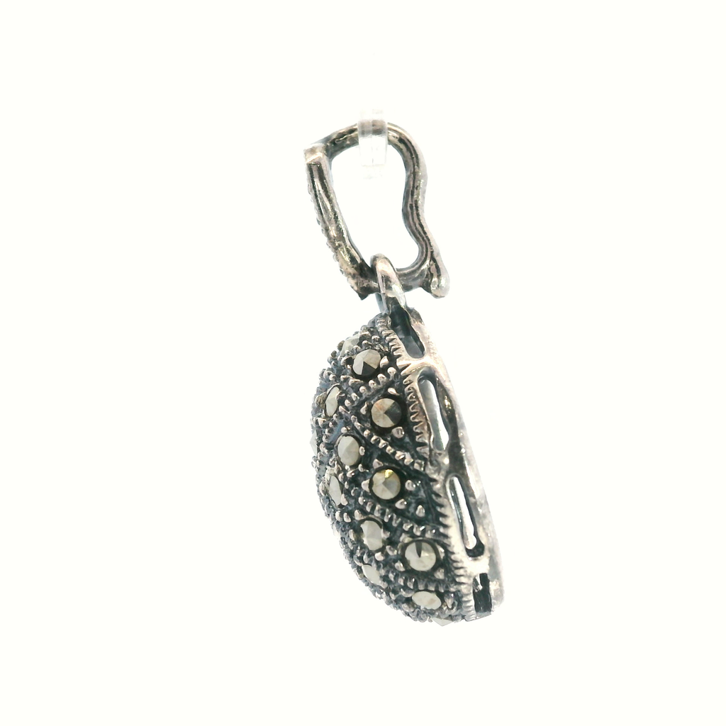 Sterling Sliver Marcasite Pendant