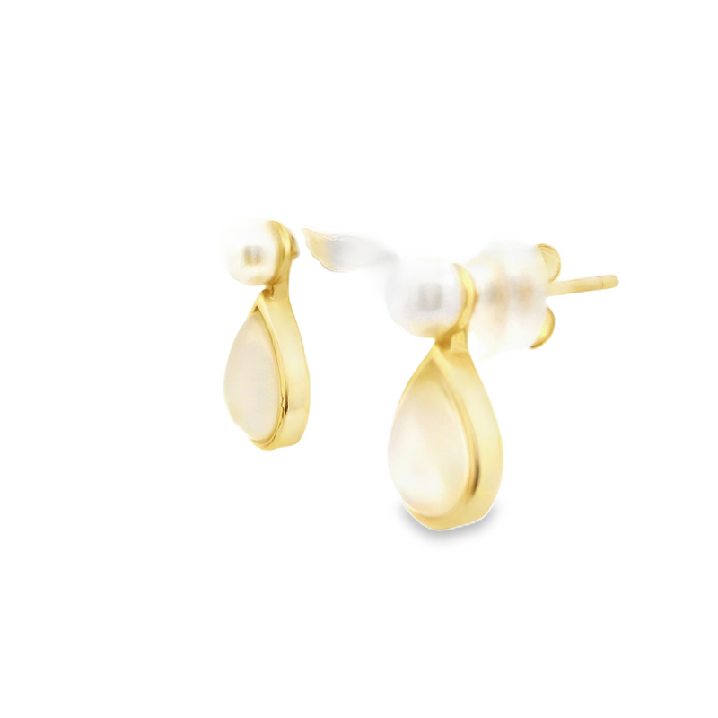 Gold Plated Gemstone Earrings