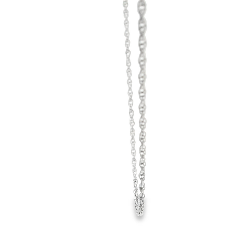 Sterling Silver Loose Rope Chain 16"