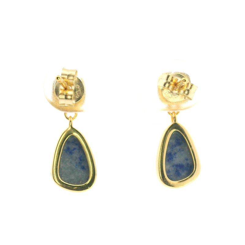 Gold Plated Gemstone Earrings