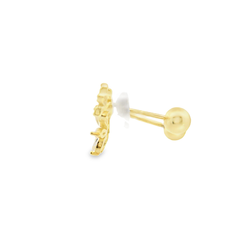 Gold Plated Flower Studs