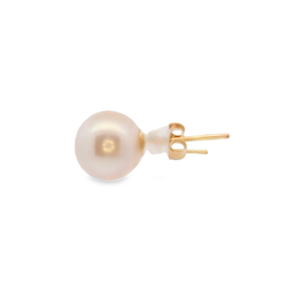 14K YG Pearl Studs