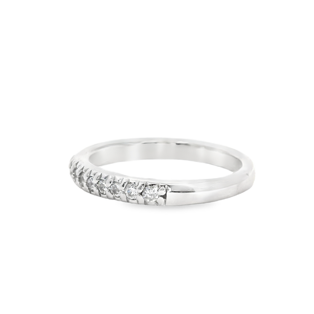 14K WG DIAMOND WEDDING RING