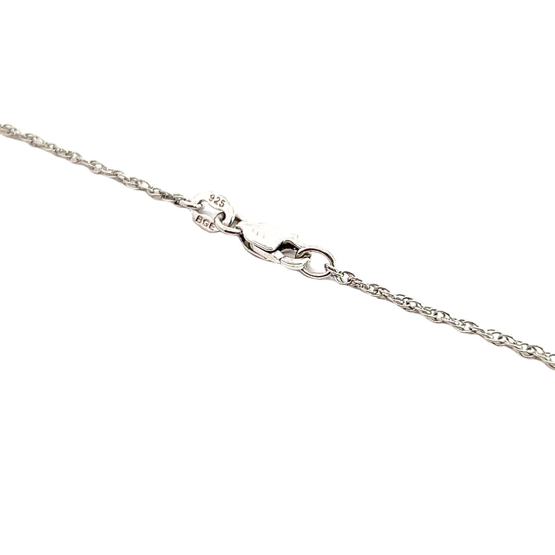 Sterling Silver 18" Loose Rope Chain