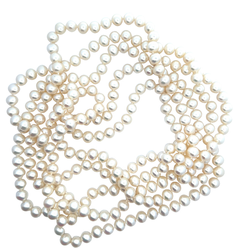 Tiffany & Co Pearl Wrap Necklace