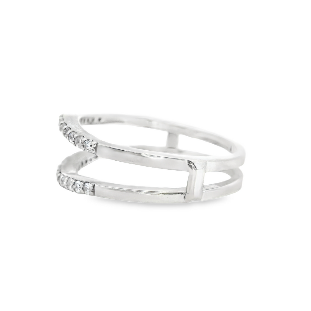 14K WG DIAMOND GUARD
