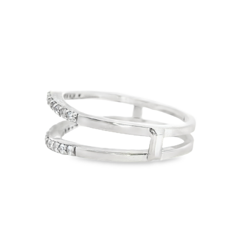 14K WG DIAMOND GUARD