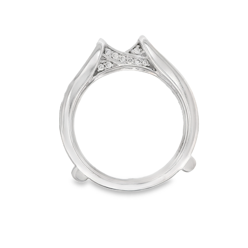 14K WG DIAMOND GUARD