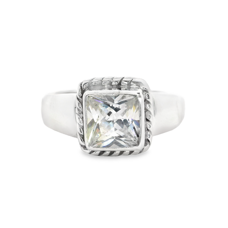 SILPADA STERLING SILVER CZ RIN