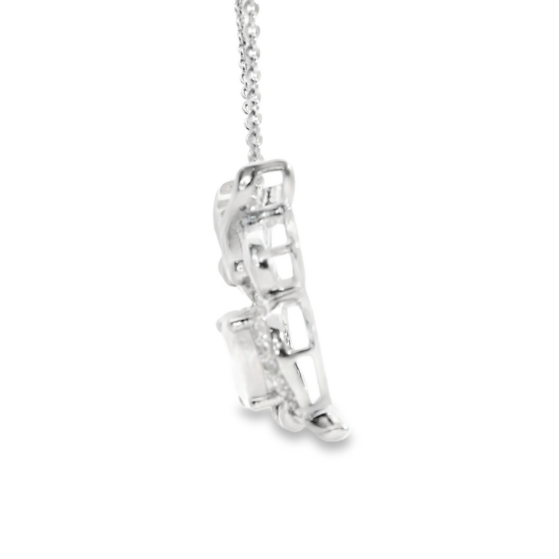 Sterling Silver Gemstone Owl Pendant
