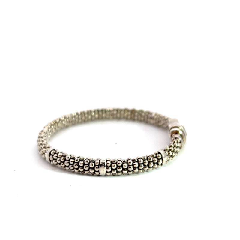 Lagos Caviar Sterling Silver Beaded Bracelet