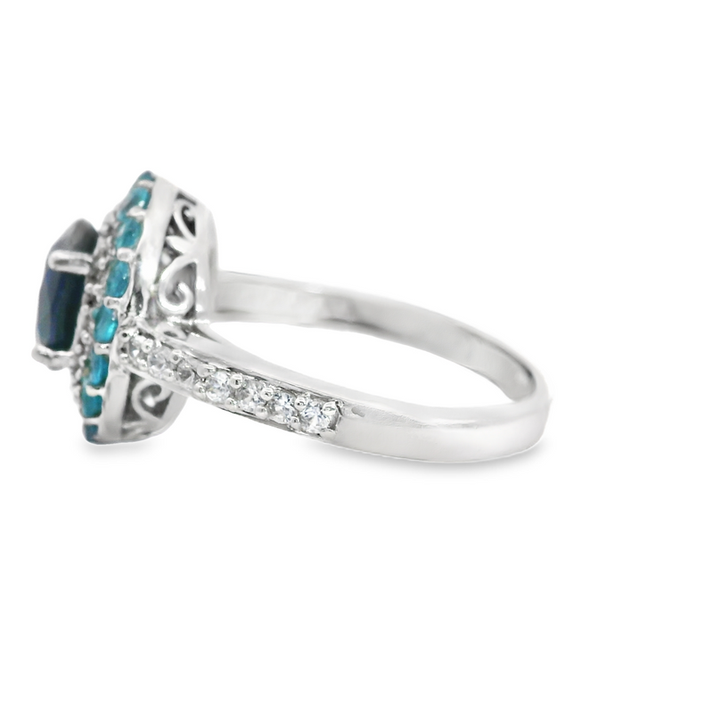 Sterling Silver Gemstone Ring