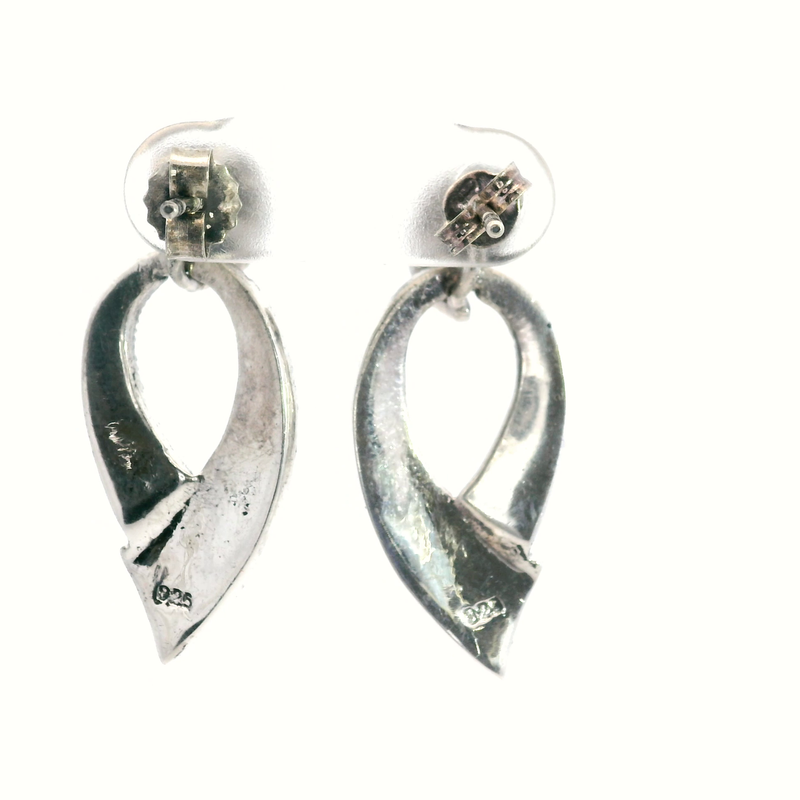 Sterling Silver Marcasite Earrings