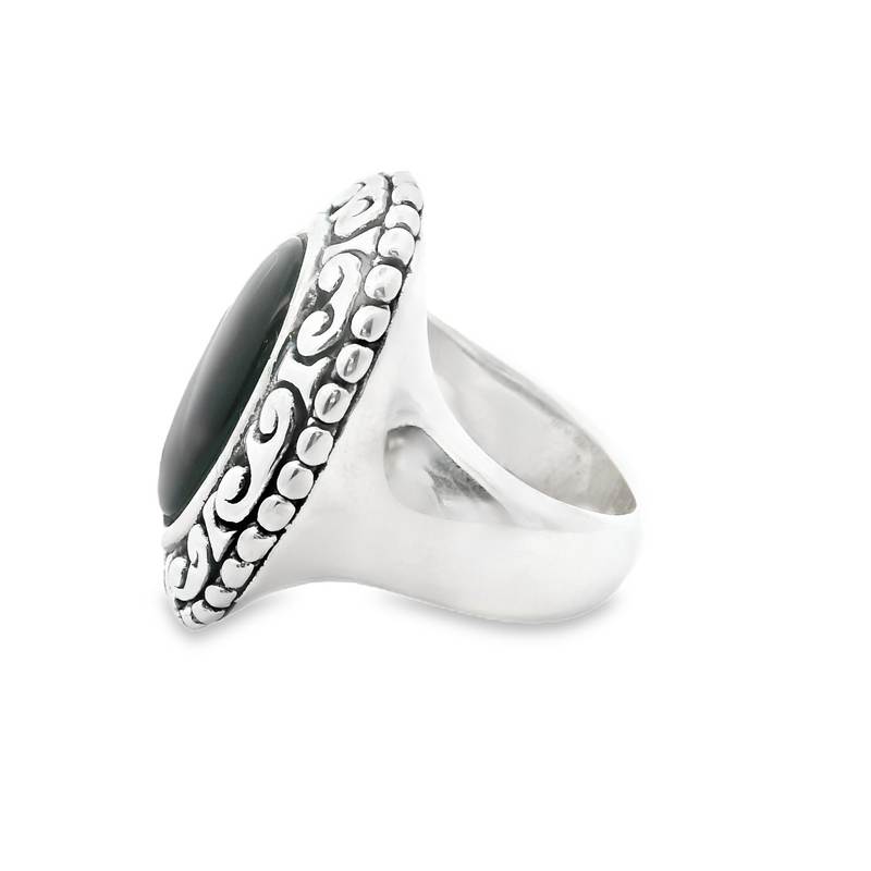 Sterling Silver Black Onyx Ring