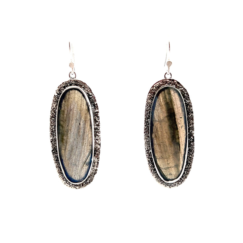 Sterling Silver Labradorite Earrings