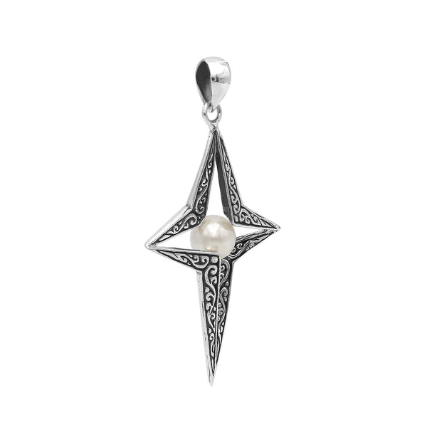 Sterling Silver Pearl Pendant