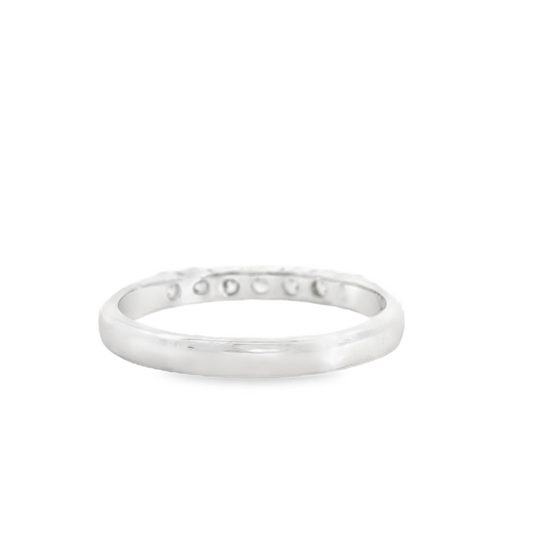 14K WG Diamond Wedding Band