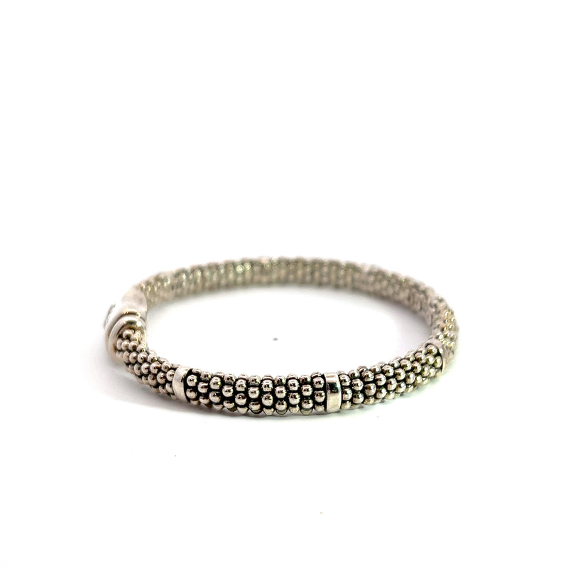 Lagos Caviar Sterling Silver Beaded Bracelet