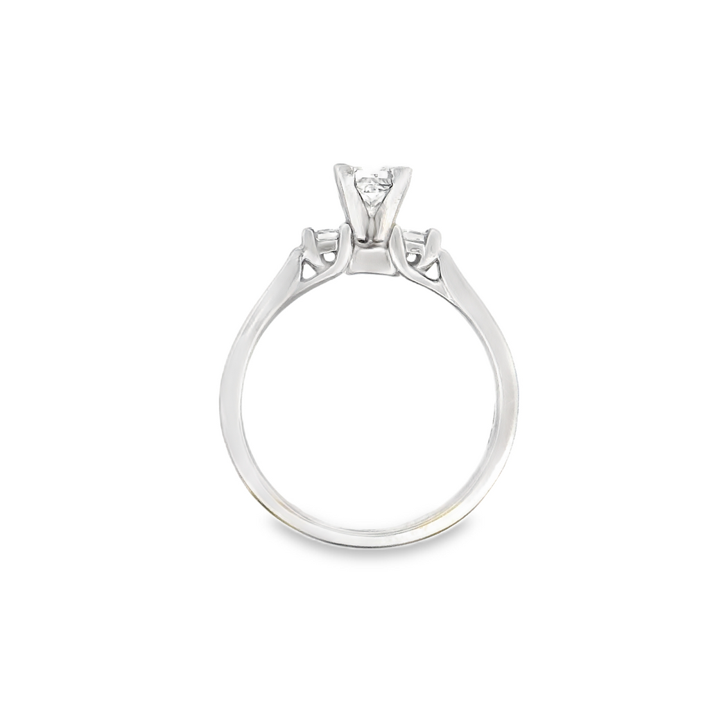 14K WG  DIAMOND ENGAGEMENT RING