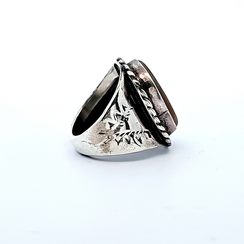 Sterling Silver Abalone Ring