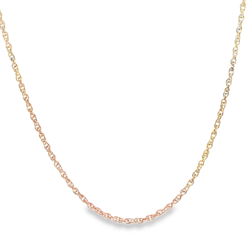 Rose Gold Plated Sterling Silver Chain