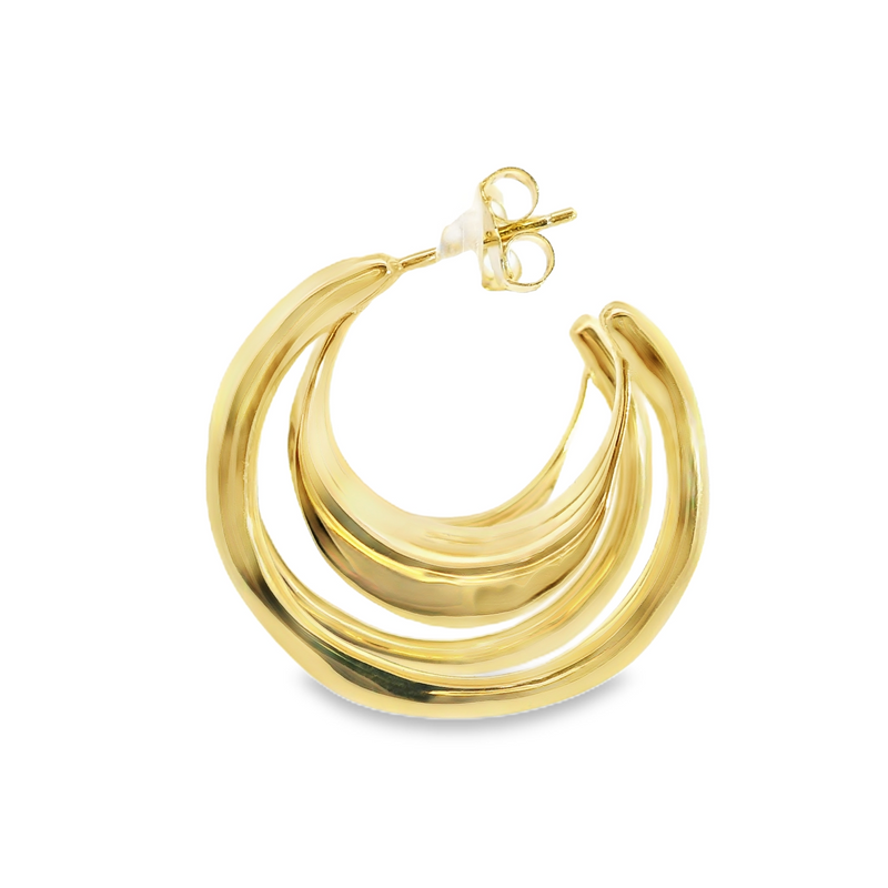 Gold Plated DoubleHoops