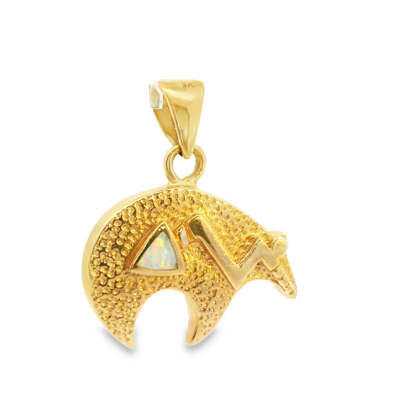 14K YG Filigree Detailed Cross