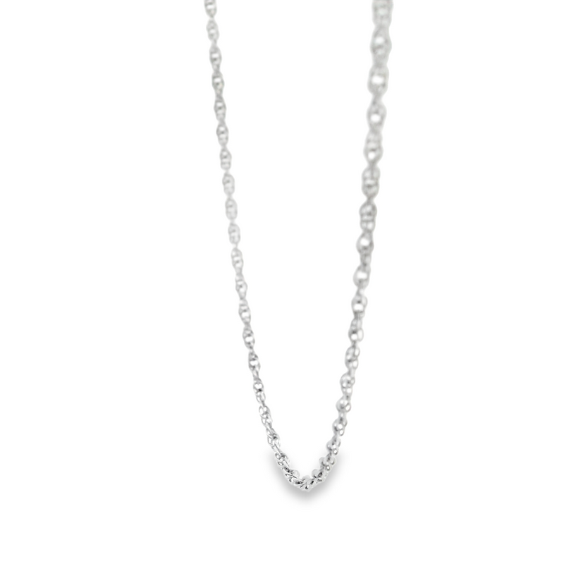 Sterling Silver Loose Rope Chain 16"