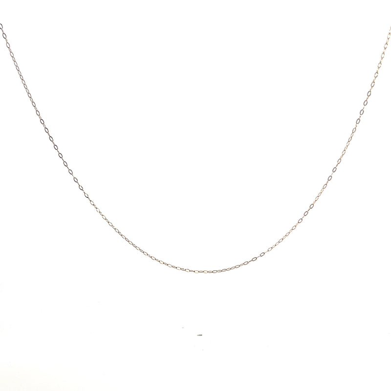 14K YG Cable Chain 18