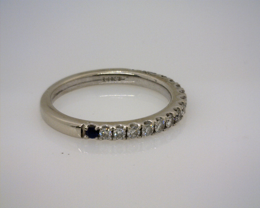 14K WG DIAMOND BAND