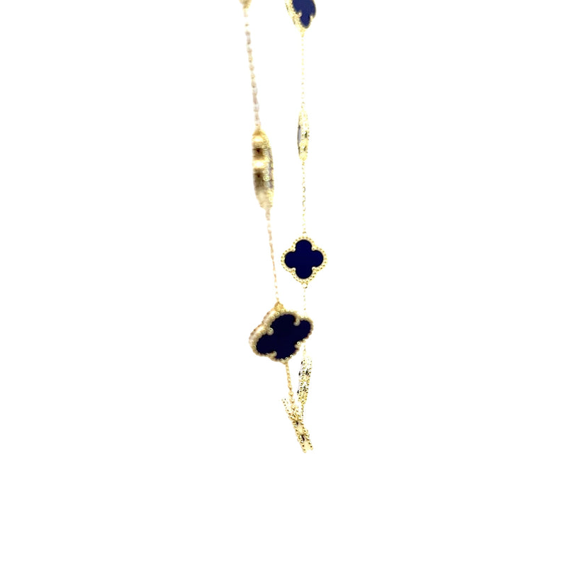 Gold Plated Lapis Necklace