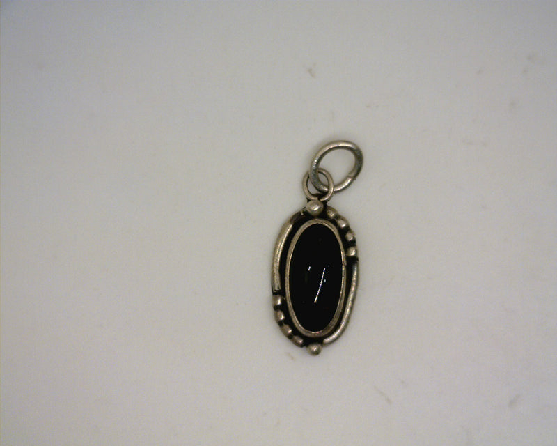 Sterling Silver Black Onyx Pendant