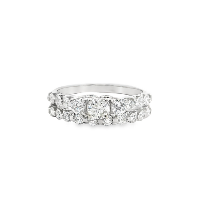 14K WG DIAMOND  BRIDAL SET