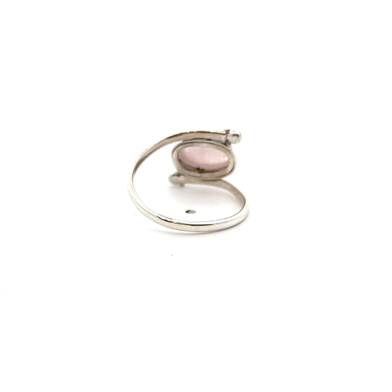 Sterling Silver Rose Quartz Ring