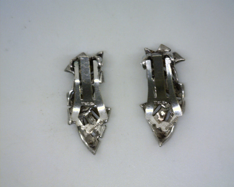 SS Marcasite Clip On Earrings