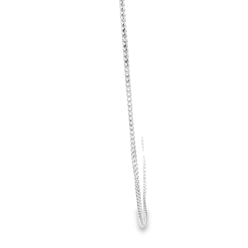 10K WG Diamond Cut Wheat Chain 16"
