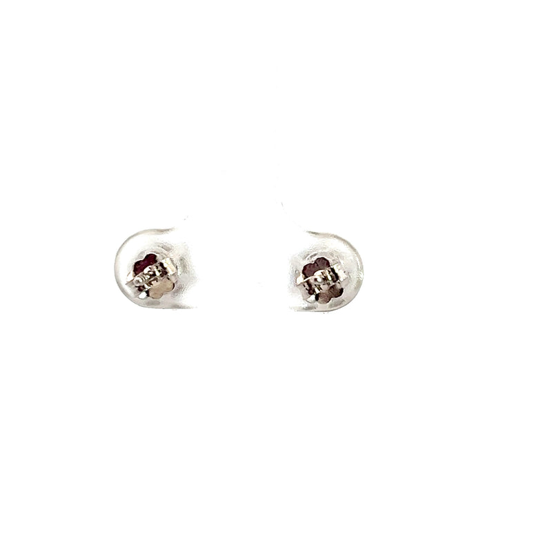 Sterling Silver Moissonite Stud Earrings